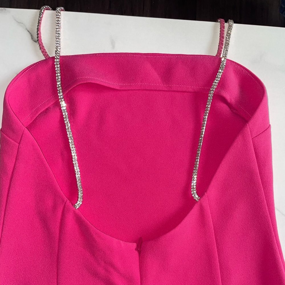 Revolve NBD Hollywood & Vine Mini Fuchsia Pink Embellished Dress - Picture 6 of 15